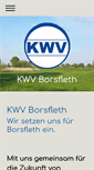 Mobile Screenshot of kwv-borsfleth.de